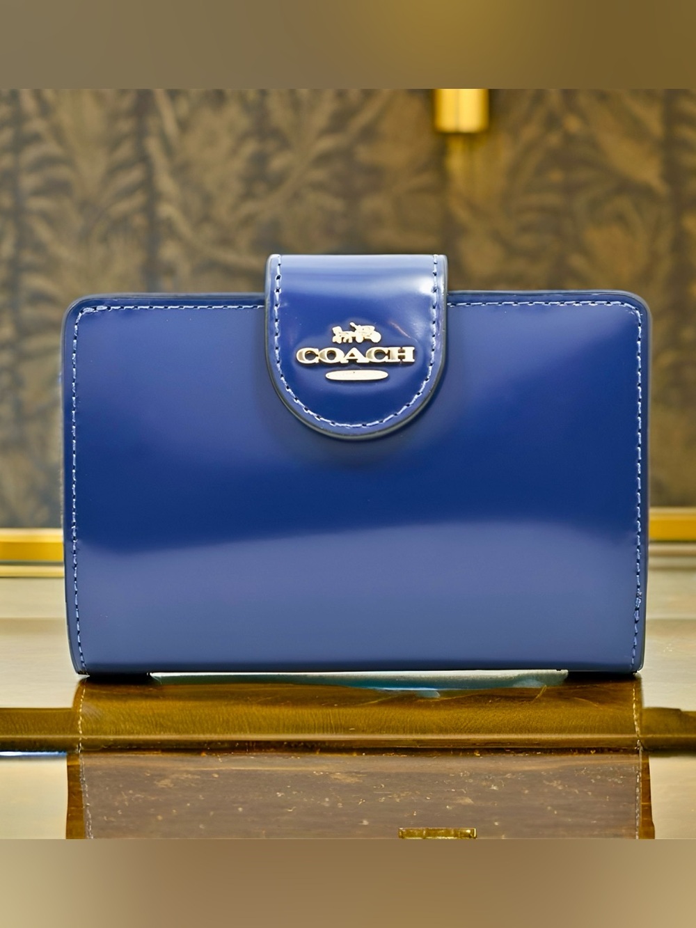 New! COACH Quinn Crossbody & Wallet Set | True Navy Spazzolato Leather (NWOT) - Picture 2 of 7